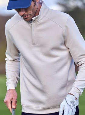 FootJoy高尔夫长袖衫男ThermoSeries Ottoman新款FJ抓绒舒适款