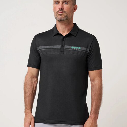 TRAVISMATHEW高尔夫短袖衫男透气款Featherweight Chest Stripe