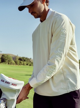 sun day red高尔夫长袖衫男泰格伍兹防风舒适款Windbreak Cordura