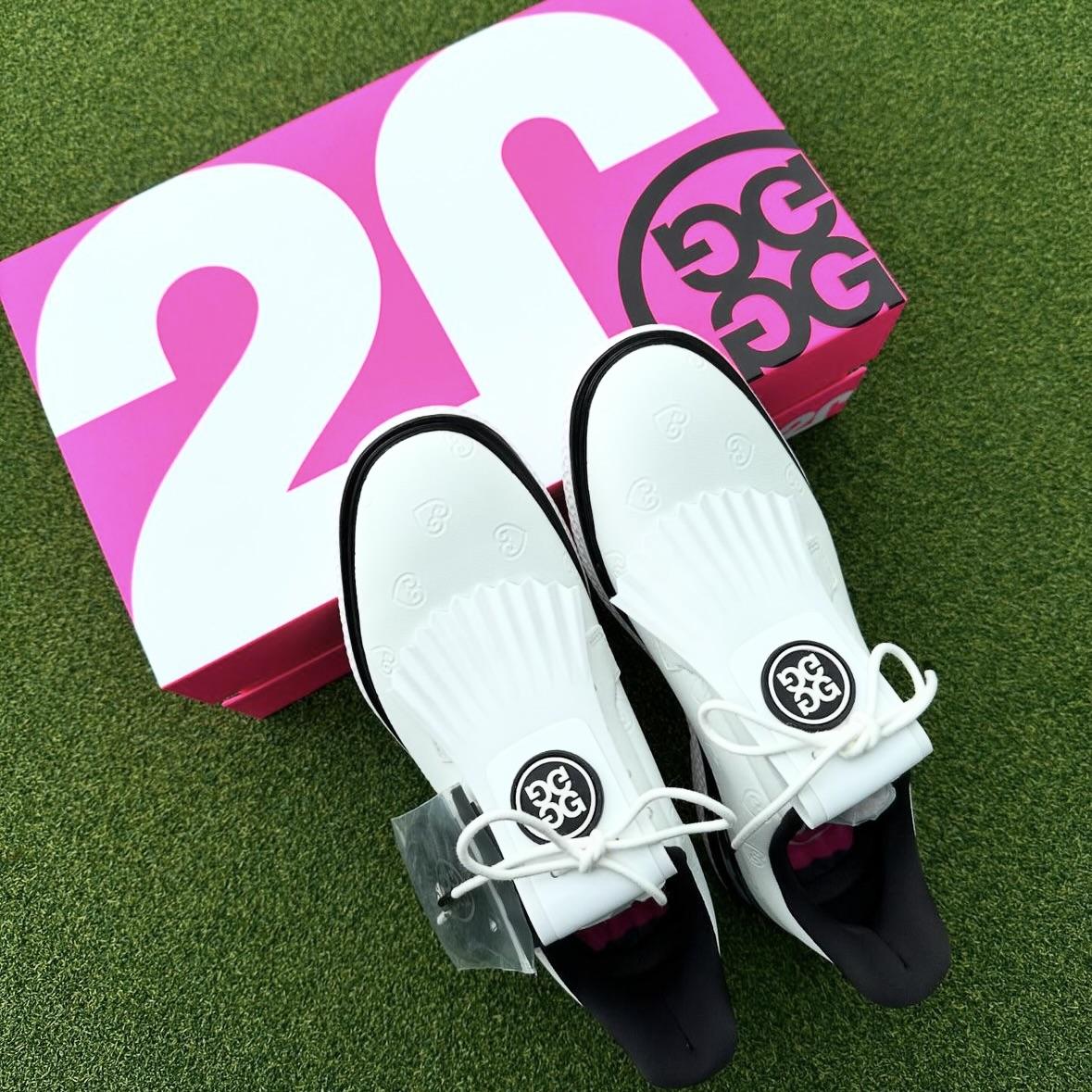 代购GFORE GALLIVAN2R DEBOSSED HEART G'S KILTIE女子高尔夫球鞋