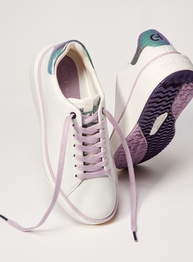 代购Cole Haan GrandPrø Topspin Golf女全粒面皮革高尔夫球鞋