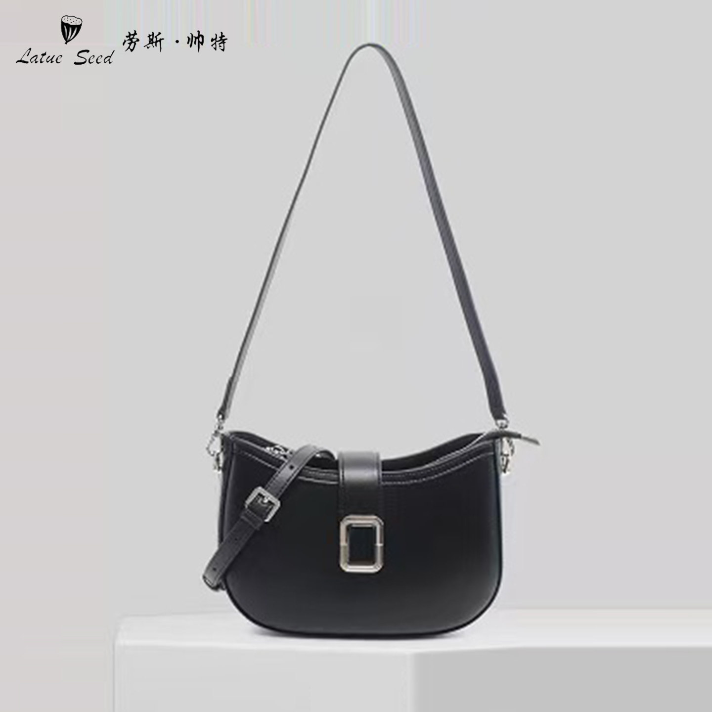劳斯帅特新款单间背包时尚商务女包牛皮皮带装饰包斜挎包K2-1851C,箱包皮具/热销女包/男包,通用款女包,淘宝优惠券,粉丝福利购,淘宝优惠卷