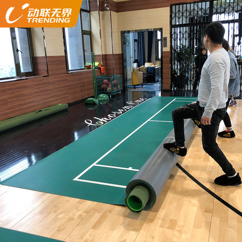 羽毛球地胶专用移动帆布收卷器pvc塑胶羽毛球馆体育馆地胶收卷车 - 封面