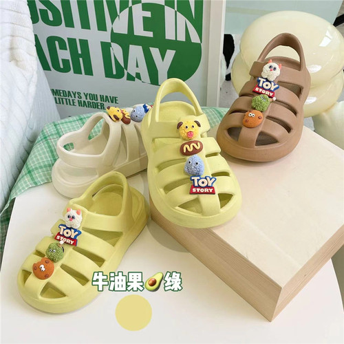 罗马沙滩洞洞鞋儿童凉鞋运动软底