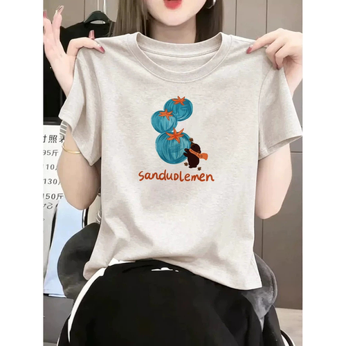 夏季高质量轻奢灰色短袖t恤2026新款独特漂亮巨好看女装修身上衣