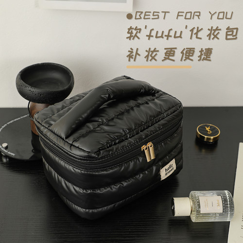 ins风大容量防水化妆包