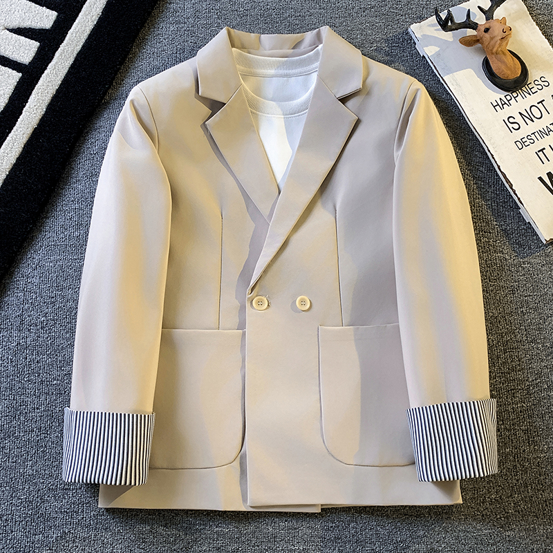 高级感时尚西装外套男小西服上衣