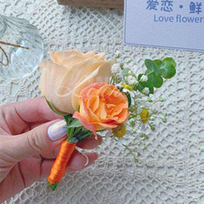 鲜花胸花嘉宾贵宾玫瑰胸花开业会议庆典年会全国同城配送花店送花