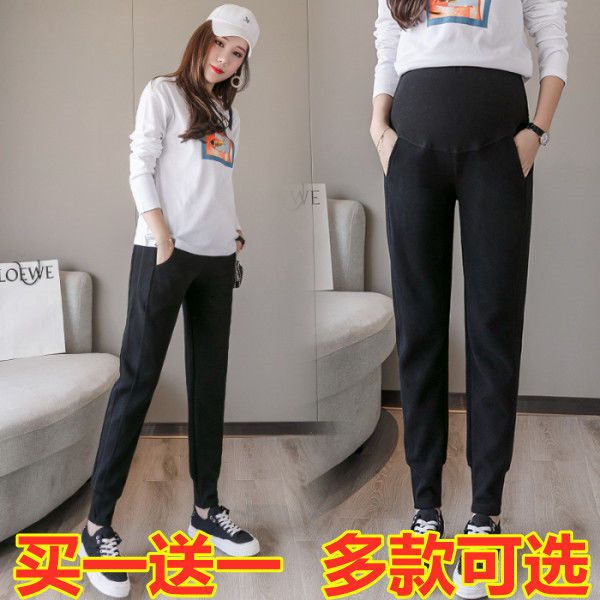 孕妇裤子春秋外穿托腹长裤夏季韩版宽松休闲孕妇打底裤孕妇装秋装