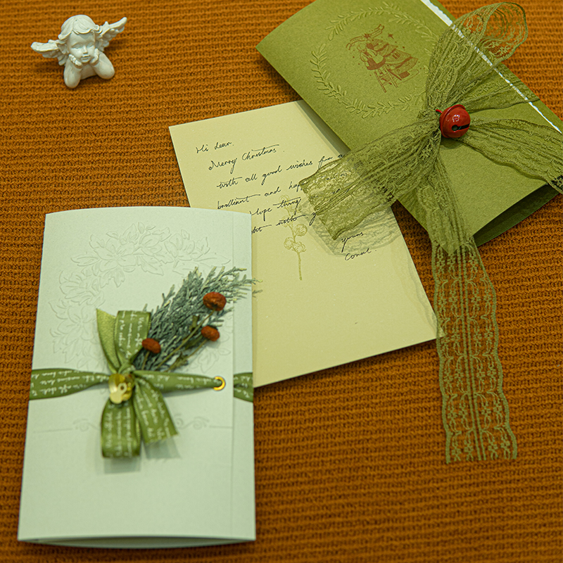 椒叔叔信封信纸套装高级感节日