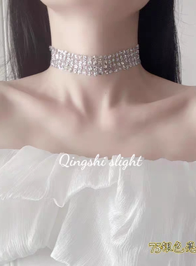 少女心choker蕾丝锁骨链超仙女短款颈带网红脖子饰品项链项圈颈链