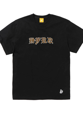 #FR2 Leopard Logo T-shirt 男女个性短袖T恤潮