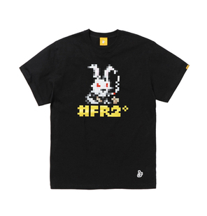 Pixel Art 男女宽松短袖 马赛克像素大白兔 shirt T恤潮 FR2