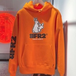 #FR2 YANAGI 柳限定 LOGO Hoodie 男女加绒连帽卫衣帽衫潮