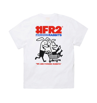 #FR2短袖潮男女通用宽松圆领