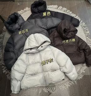 连帽泡芙羽绒服2025冬加厚95白鸭绒保暖面包服 时尚 JVV SISTER正品