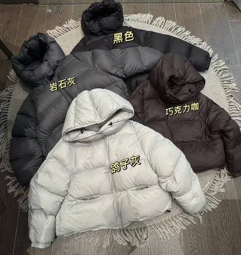 JVV SISTER正品时尚连帽泡芙羽绒服2025冬加厚95白鸭绒保暖面包服