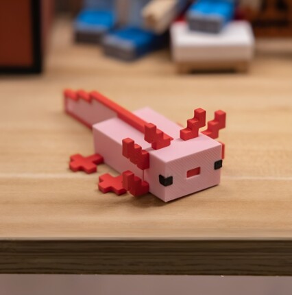 3D打印美西螈摆件