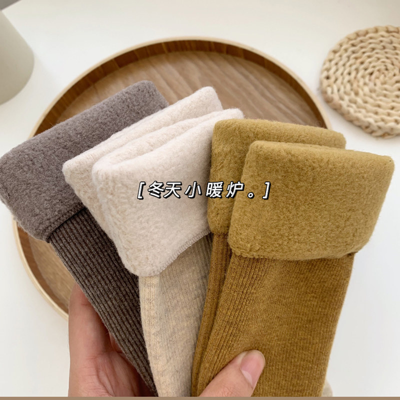 冬天小暖炉~雪地袜地板袜厚袜女加绒保暖蓄热加厚中筒月子袜短袜在类目 女士内衣/男士内衣/家居服, 短袜/打底袜/丝袜/美腿袜中 - 来自Buy2taobao.com提供专业的淘宝代购服务