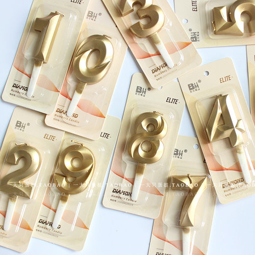 ins生日金色蜡烛蜡烛插件