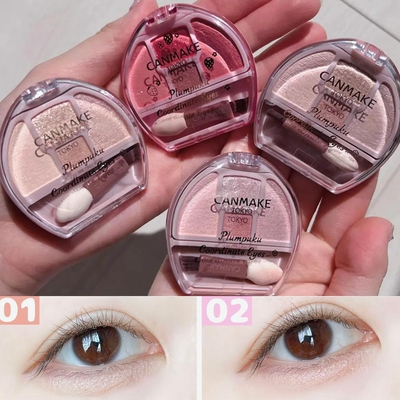 井田CANMAKE卧蚕四色眼影盘