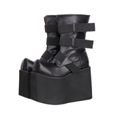 2025新品 朋克Lolita靴 特殊头型松紧带超高跟松糕朋克靴M422