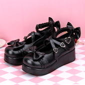 圆头松糕跟公主鞋 lolita洛丽塔学院风小皮鞋 8018 热销单鞋 秋季