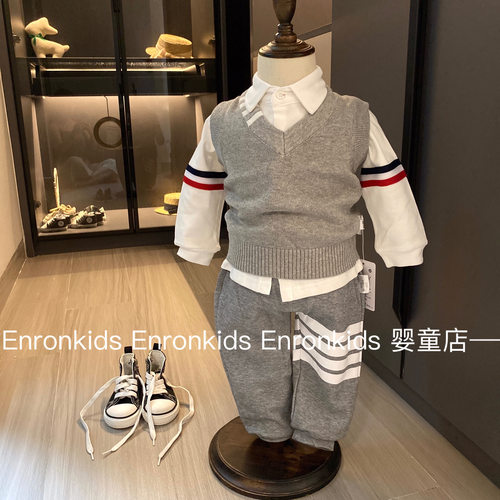 潮牌TB时尚休闲婴童套装