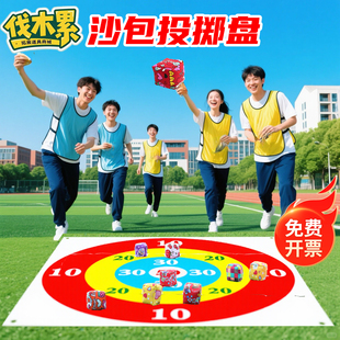 丢沙包投掷靶盘户外团建游戏道具年会互动拓展儿童趣味运动会器材