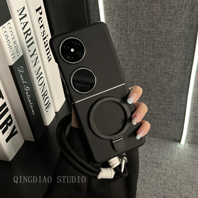 适用华为pocket2磁吸支架手机壳