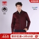 威鹏翻领夹克男25秋季 舒适酒红色挺括简约商务休闲百搭外套C53066