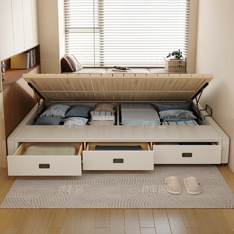 可定制小户型榻榻米实木无床头