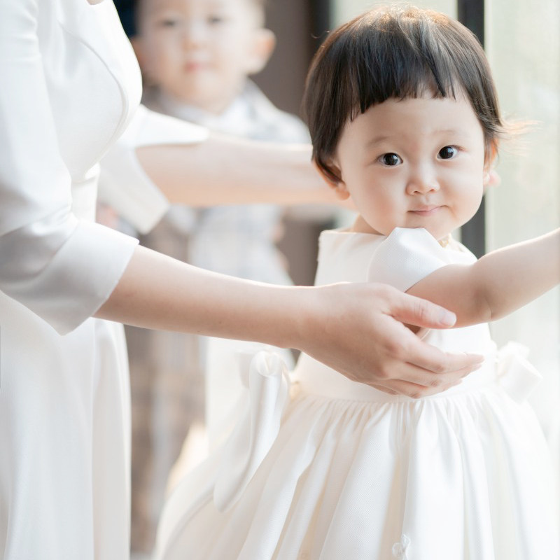 儿童公主裙蓬蓬裙宝宝周岁晚礼服女童演出服婚纱裙春款小花童礼服