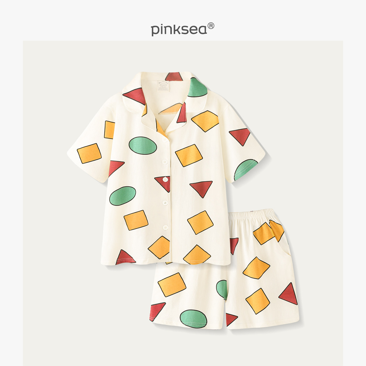 睡衣女款夏季可爱卡通凉感纯棉情侣短袖短裤套装新款男士家居服