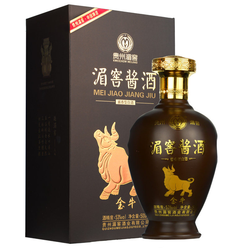 贵州湄窖金牛53度酱酒500ml