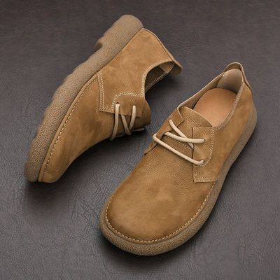 男鞋冬2025新款今年流行爆款男士2025秋季新款宽头休闲商务皮鞋复