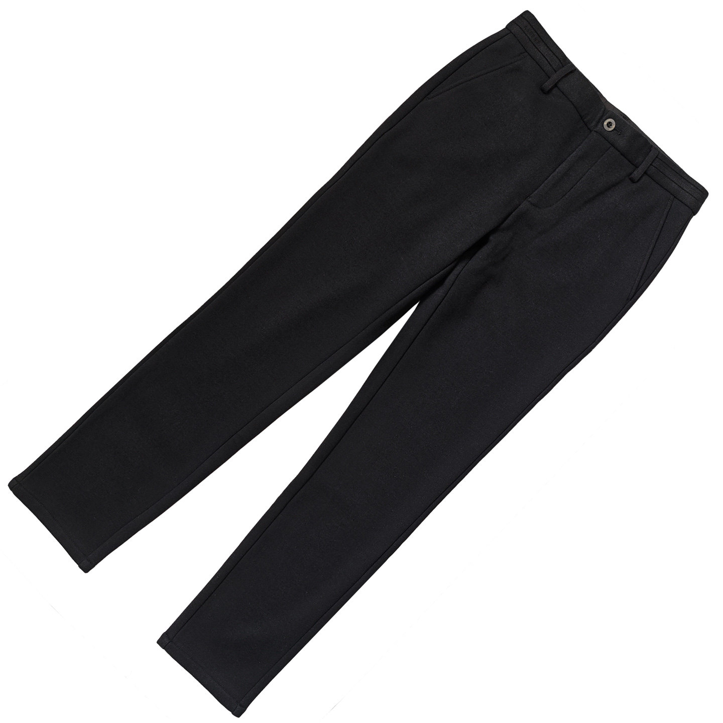 撤柜仿毛呢加绒长西裤保暖舒适