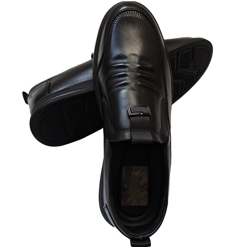 捡漏男士头层牛皮休闲一脚蹬皮鞋乐福鞋随意舒适懒人简约开车单鞋