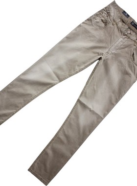 断码清仓出美国纯棉 复古做旧 男士直桶5袋 休闲裤卡其裤直筒裤