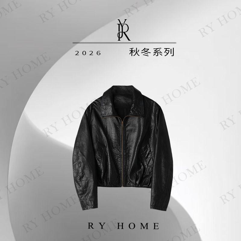 【容雨RYHOME】早秋女装复皮衣