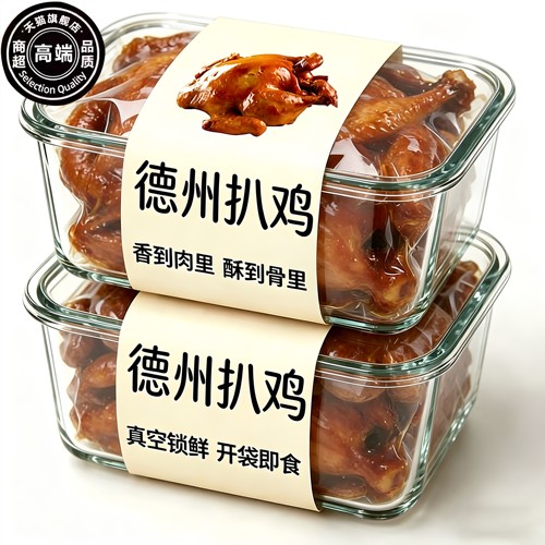 正宗山东德州五香扒鸡官方旗舰店真空即食烧鸡叫花鸡整只香辣鸡肉