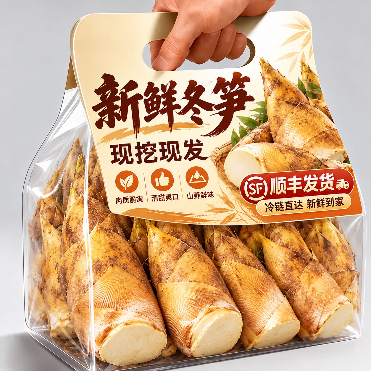 云南直发！特级新鲜冬笋现挖5斤东笋毛竹笋清水笋带壳嫩春笋炒肉