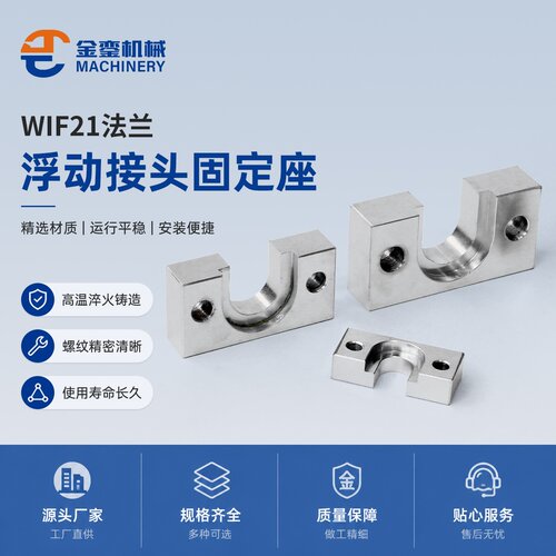 WIF21-10侧面安装法兰HLRA-16侧面台阶型法兰浮动接头固定座厂家