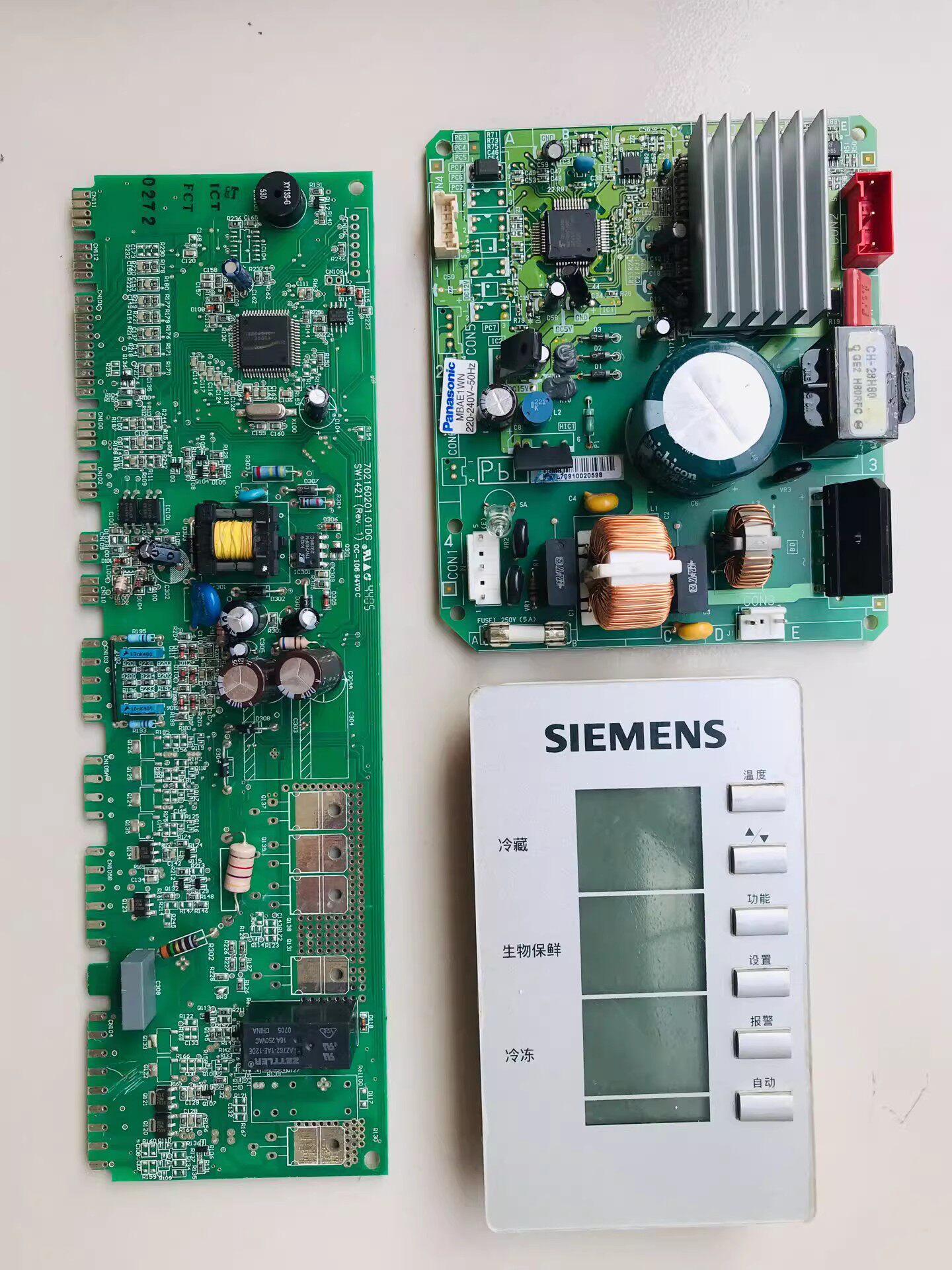 SIEMENS/西门子冰箱 MBAE1WN 主板 9000166484 显示板 9000162548
