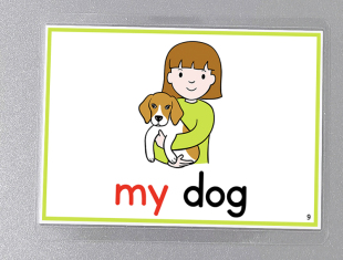 英语单词语法主宾格代词代替名词英文闪卡幼儿启蒙教师教具卡片