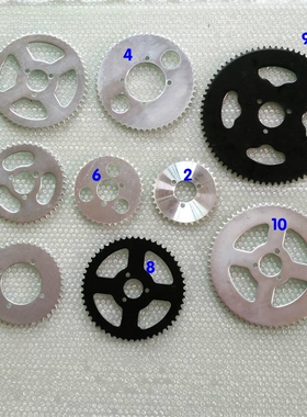 汽油滑板车电动车改装配件T8F链盘齿轮盘牙盘大齿轮盘