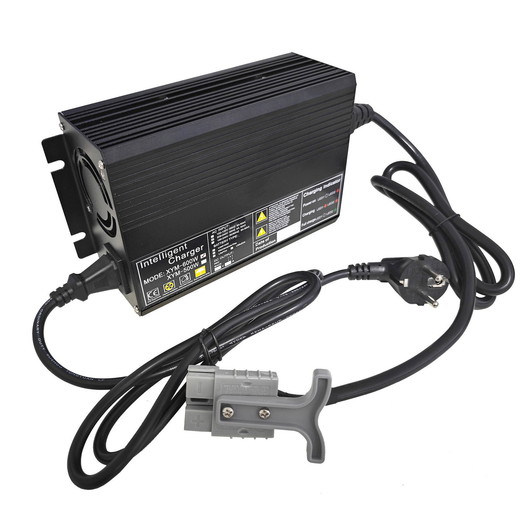 14.6V30A锂电池充电器12.8V磷酸铁锂四串通用智能全自动Charger