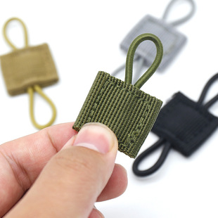 军迷MOLLE系统背包背心附件挂扣 战术带固定扣PTT天线手电绑定扣