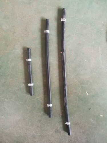 适用松下三洋海尔滚筒洗衣机进水阀连接管软管内进水管黑色胶管