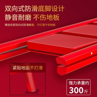 优选精美礼盒多功能梯子家用折叠伸F缩人字梯步梯步步高楼梯加.